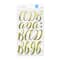 Gold Hand Letter Alphabet Stickers by Recollections™